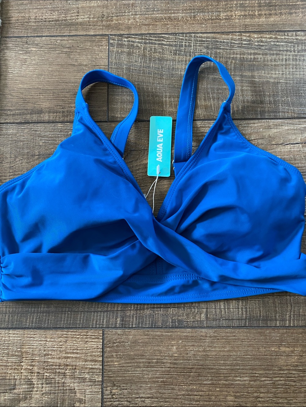 Aqua Eve Women's Blue Swim Bra